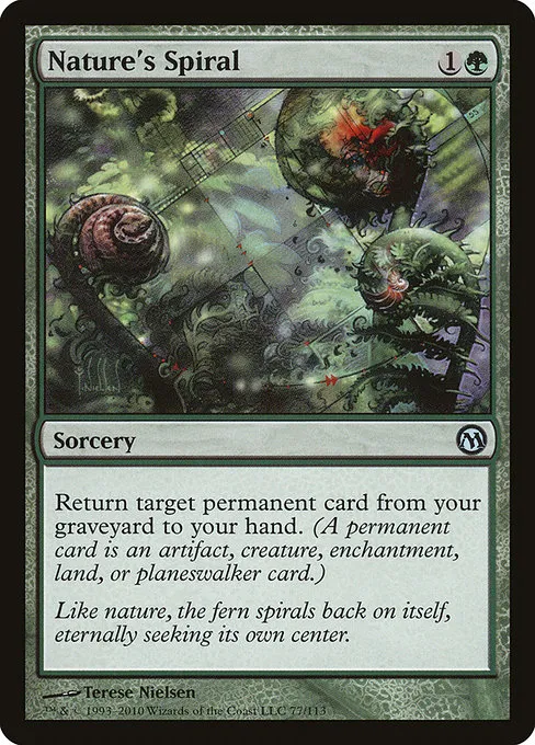 Nature's Spiral · Duels of the Planeswalkers 77/113