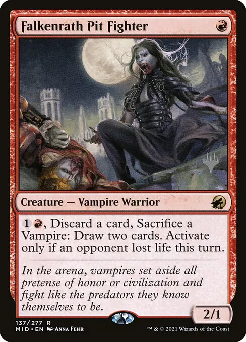 Falkenrath Pit Fighter · Innistrad: Midnight Hunt Promos 137p/155