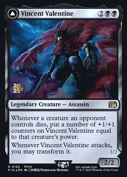 Vincent Valentine // Galian Beast · Final Fantasy Promos 125s/94