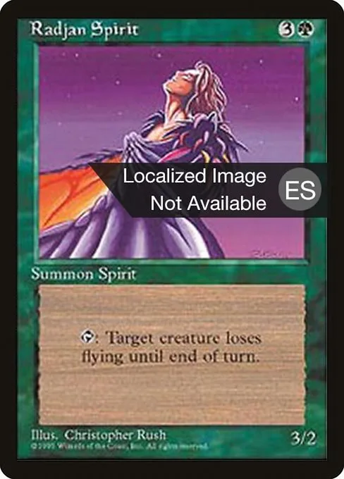 Radjan Spirit · Fourth Edition Foreign Black Border 266/378