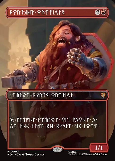 Dwarven Warriors · The Hobbit Commander 93/7