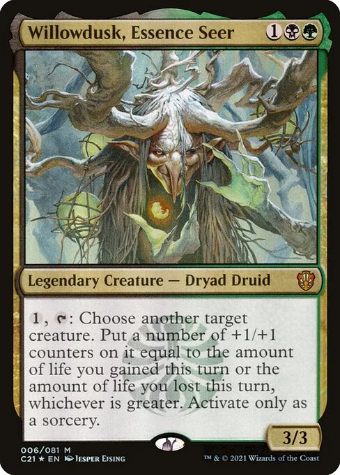 Willowdusk, Essence Seer · Commander 2021 6/409