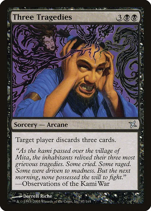 Three Tragedies · Betrayers of Kamigawa 87/165