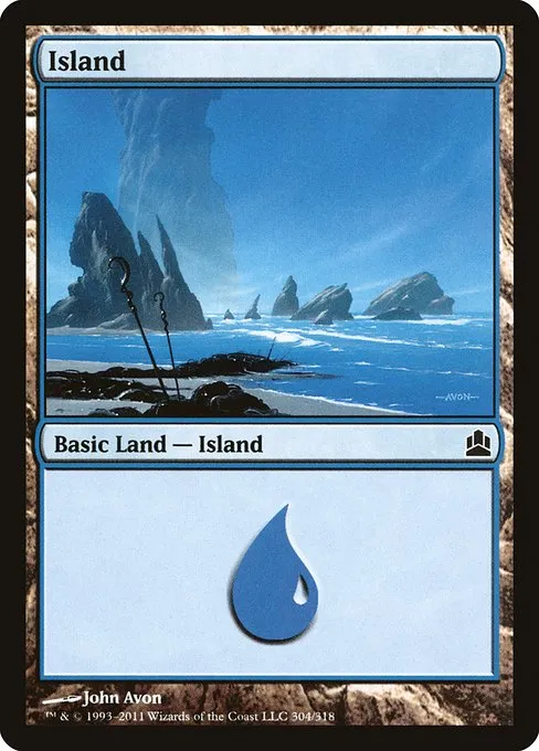 Island · Commander 2011 304/318