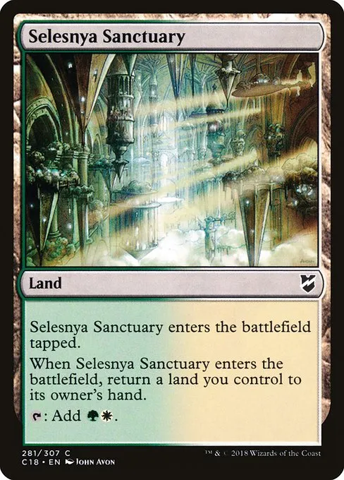 Selesnya Sanctuary · Commander 2018 281/307