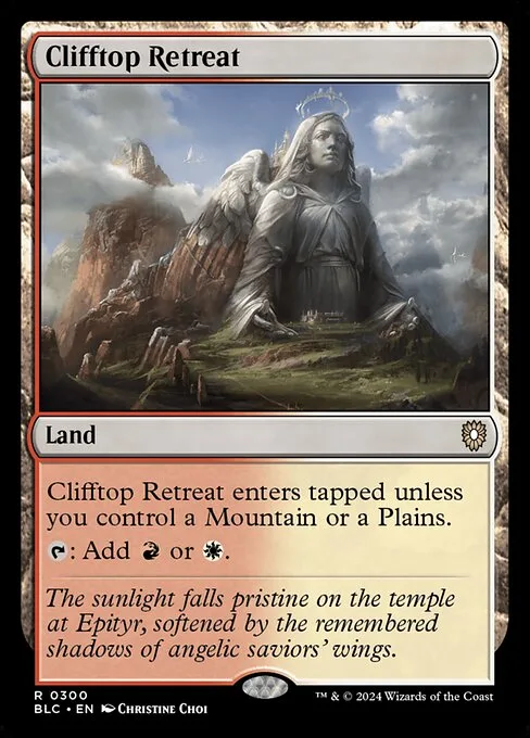 Clifftop Retreat · Bloomburrow Commander 300/356