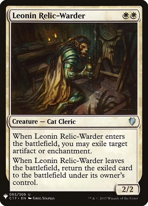 Leonin Relic-Warder · The List C17-65/5050
