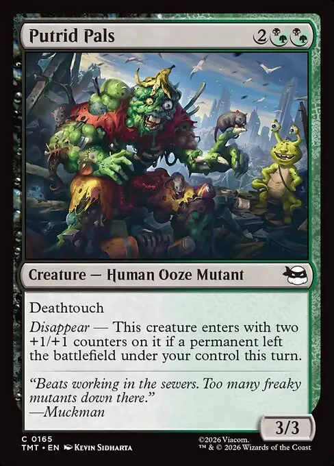Putrid Pals · Teenage Mutant Ninja Turtles 165/320