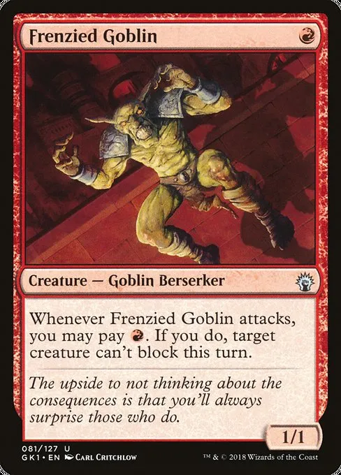 Frenzied Goblin · GRN Guild Kit 81/127