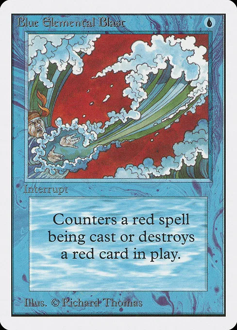Blue Elemental Blast · Unlimited Edition 50/302