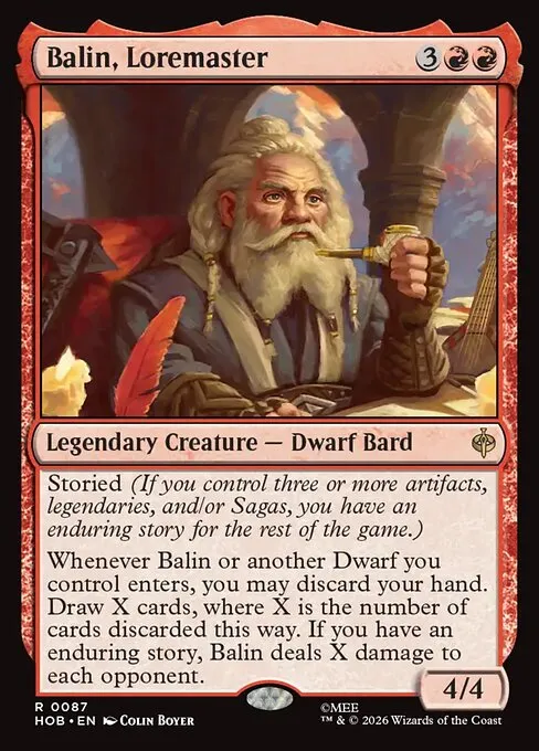 Balin, Loremaster · The Hobbit 87/39