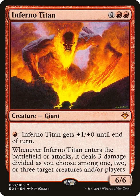 Inferno Titan · Archenemy: Nicol Bolas 53/106