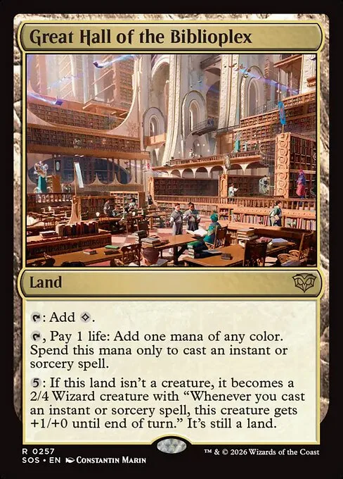 Great Hall of the Biblioplex · Secrets of Strixhaven 257/368