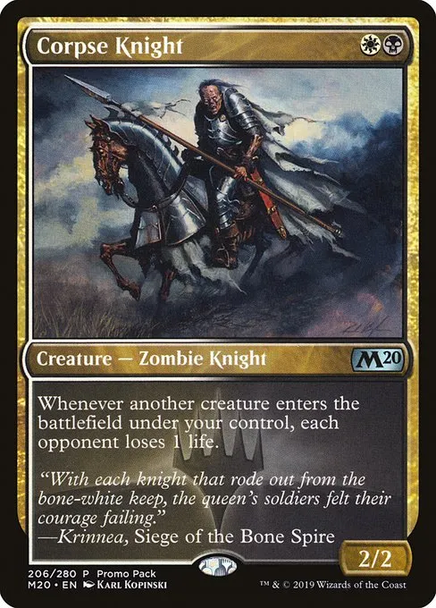 Corpse Knight · Core Set 2020 Promos 206/144
