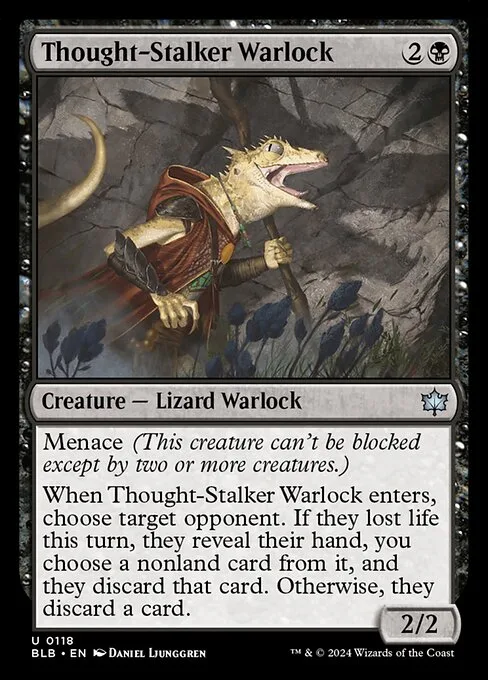 Thought-Stalker Warlock · Bloomburrow 118/398