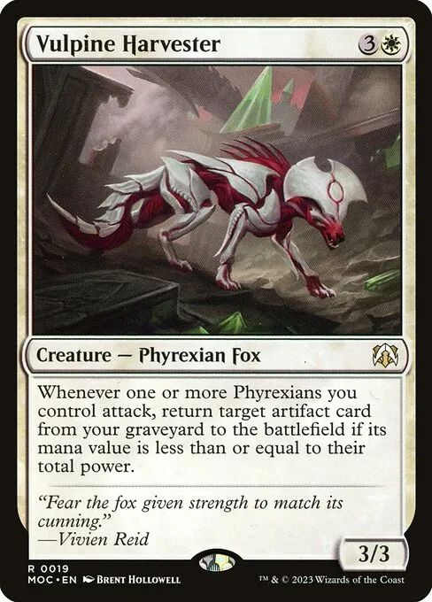 Vulpine Harvester · March of the Machine Commander 19/450