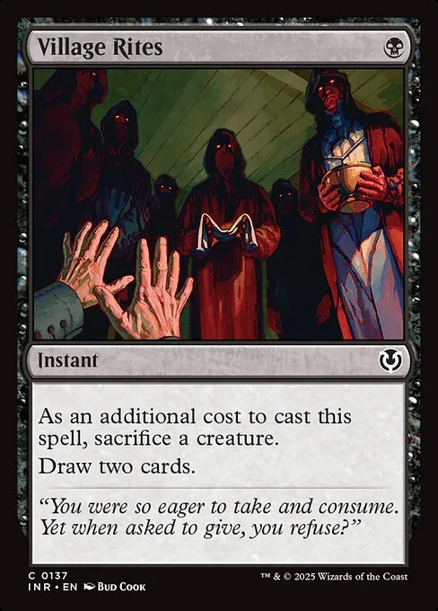 Village Rites · Innistrad Remastered 137/495