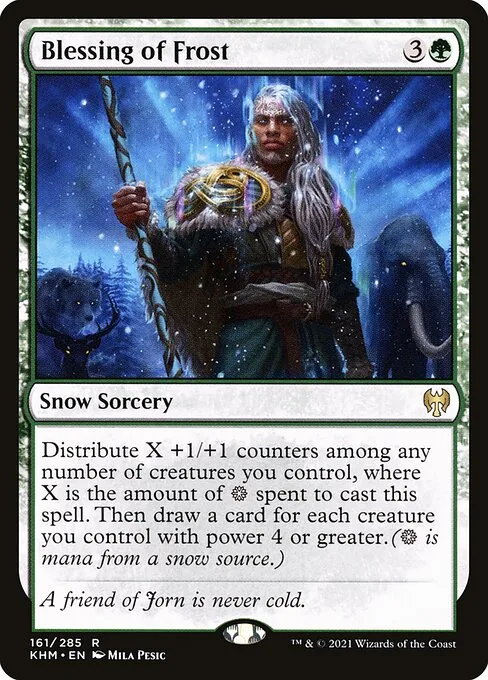 Blessing of Frost · Kaldheim 161/425