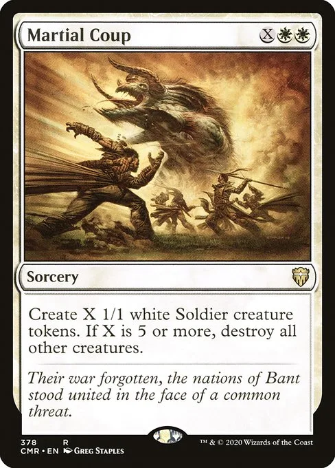 Martial Coup · Commander Legends 378/718
