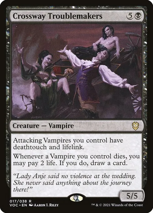 Crossway Troublemakers · Crimson Vow Commander 17/188