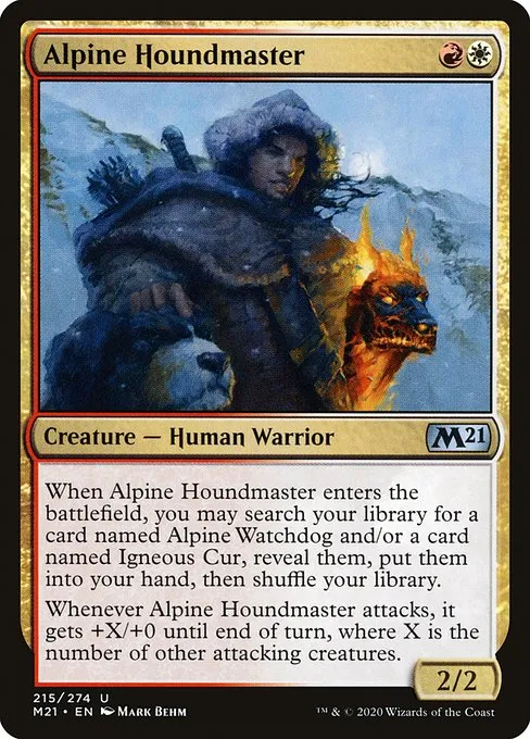 Alpine Houndmaster · Core Set 2021 215/397