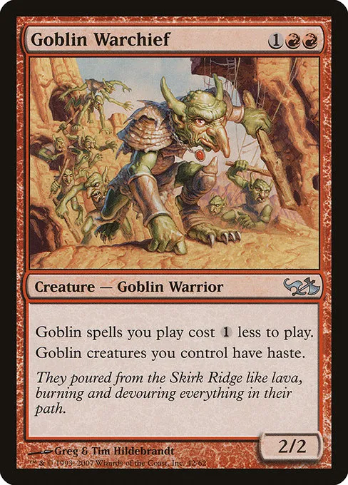 Goblin Warchief · Duel Decks: Elves vs. Goblins 42/62