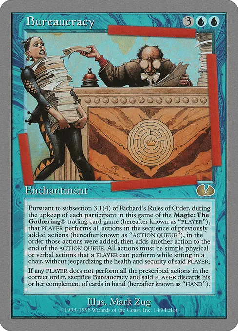 Bureaucracy · Unglued 14/88