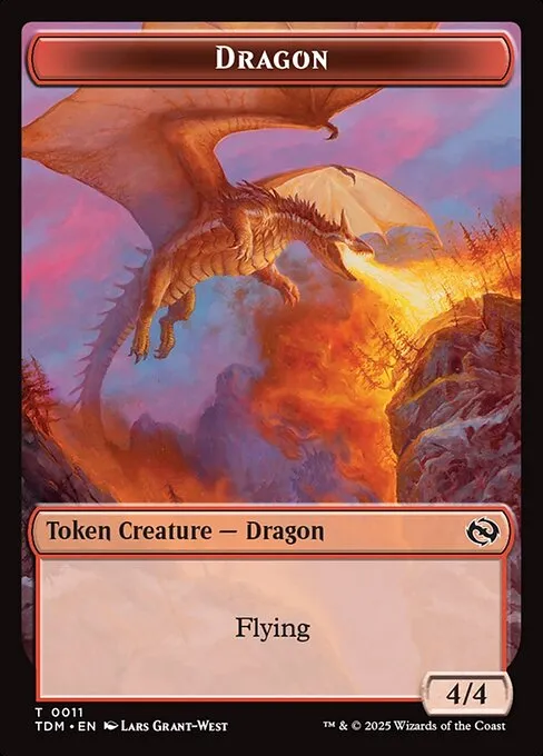 Dragon · Tarkir: Dragonstorm Tokens 11/16