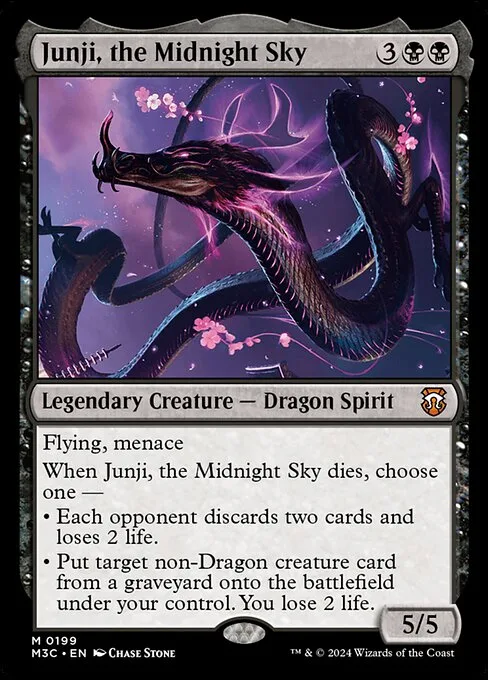Junji, the Midnight Sky · Modern Horizons 3 Commander 199/398