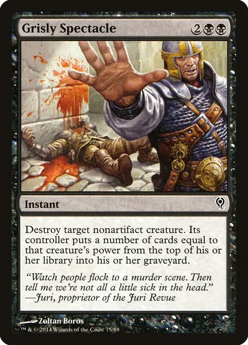 Grisly Spectacle · Duel Decks: Jace vs. Vraska 75/88