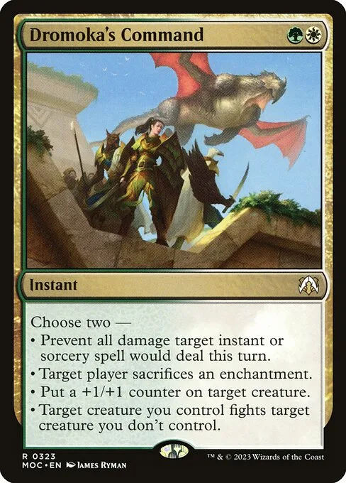 Dromoka's Command · March of the Machine Commander 323/450