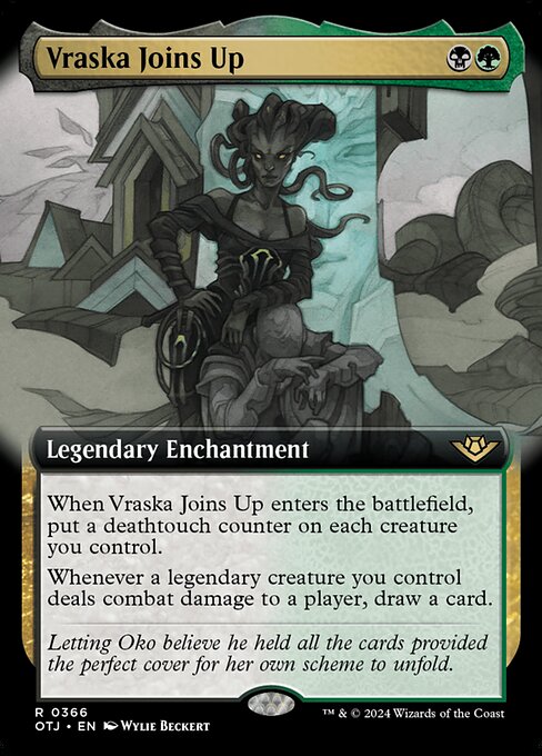 Vraska Joins Up · Outlaws of Thunder Junction 366/374