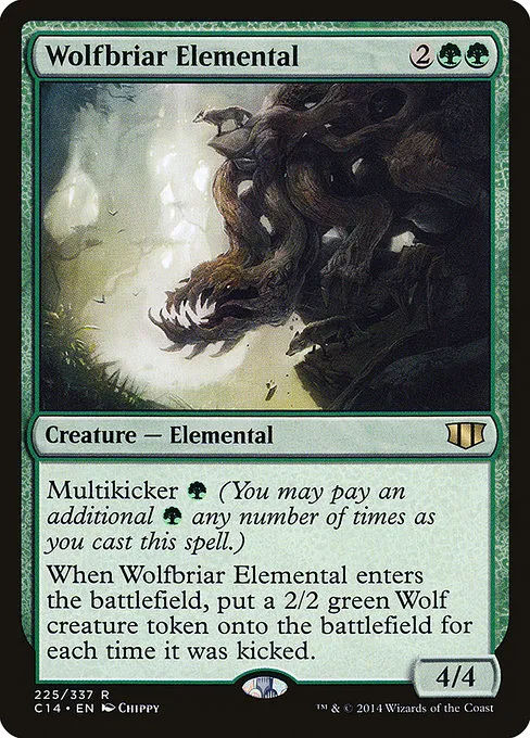 Wolfbriar Elemental · Commander 2014 225/337