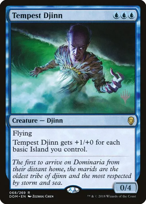 Tempest Djinn · Dominaria Promos 68p/118