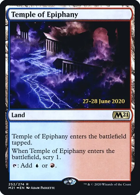 Temple of Epiphany · Core Set 2021 Promos 252s/137
