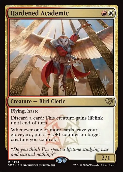 Hardened Academic · Secrets of Strixhaven Promos 194p/80