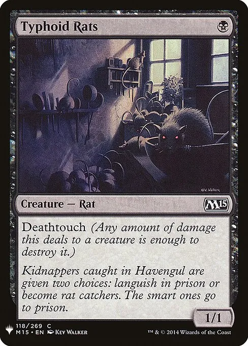 Typhoid Rats · The List M15-118/5050