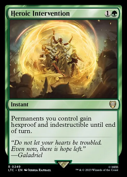 Heroic Intervention · Tales of Middle-earth Commander 249/591