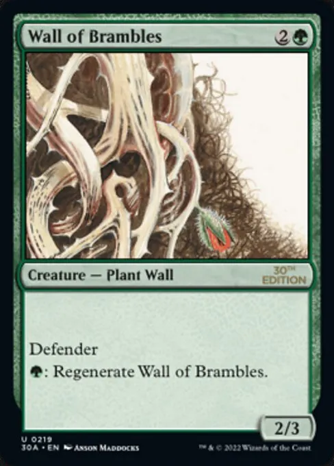 Wall of Brambles · 30th Anniversary Edition 219/594