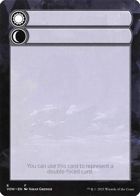 Double-Faced Substitute Card · Innistrad: Crimson Vow Substitute Cards 8/9