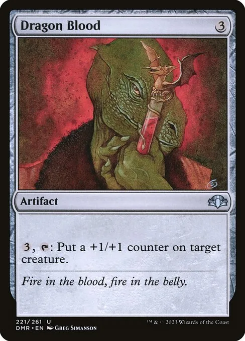 Dragon Blood · Dominaria Remastered 221/457