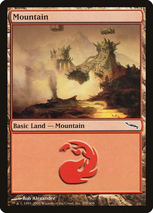 Mountain · Mirrodin 300/306