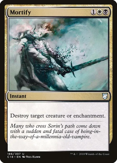 Mortify · Commander 2018 186/307