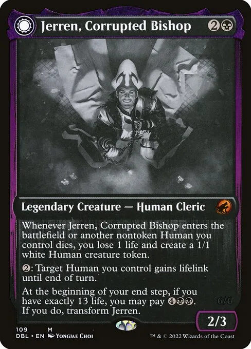 Jerren, Corrupted Bishop // Ormendahl, the Corrupter · Innistrad: Double Feature 109/535