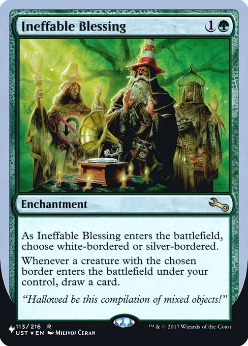 Ineffable Blessing · The List (Unfinity Foil Edition) 37/62