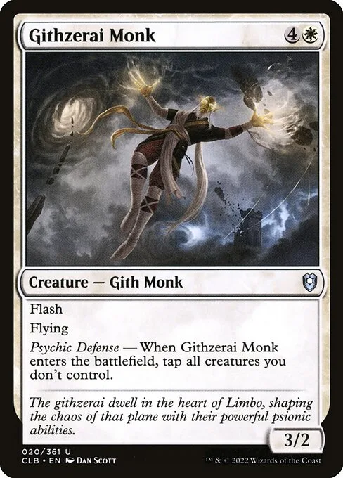 Githzerai Monk · Commander Legends: Battle for Baldur's Gate 20/936