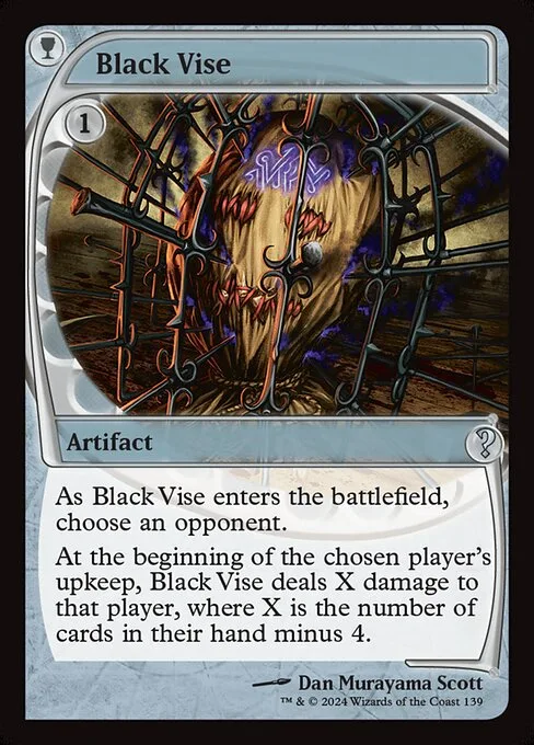 Black Vise · Mystery Booster 2 139/385