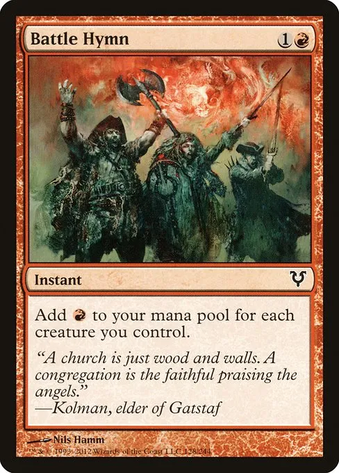 Battle Hymn · Avacyn Restored 128/244