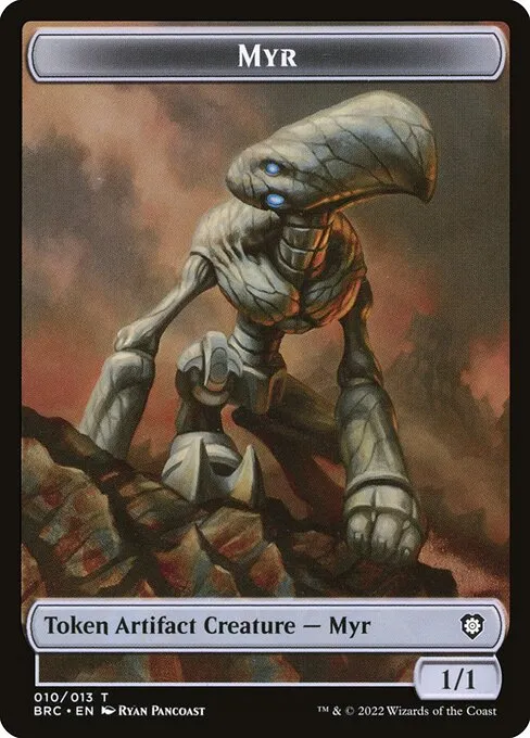 Myr · The Brothers' War Commander Tokens 10/14