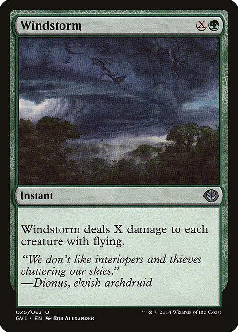 Windstorm · Duel Decks Anthology: Garruk vs. Liliana 25/63